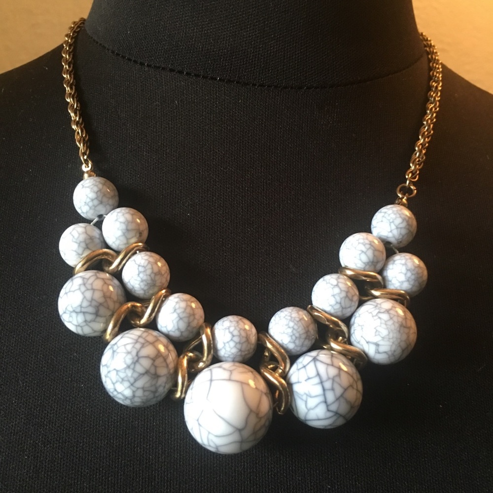 Speckled Bead Necklace